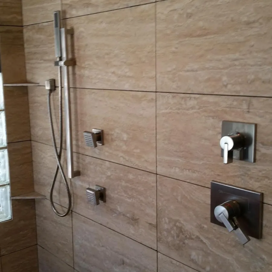 Shower fixture installation for Water Heater Replacement in Three Oaks